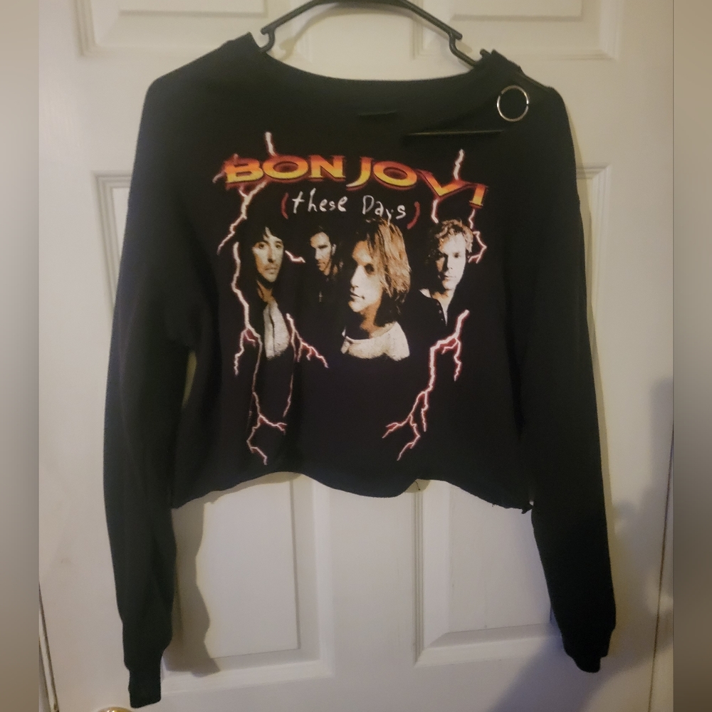 Bon Jovi Cropped sweatshirt